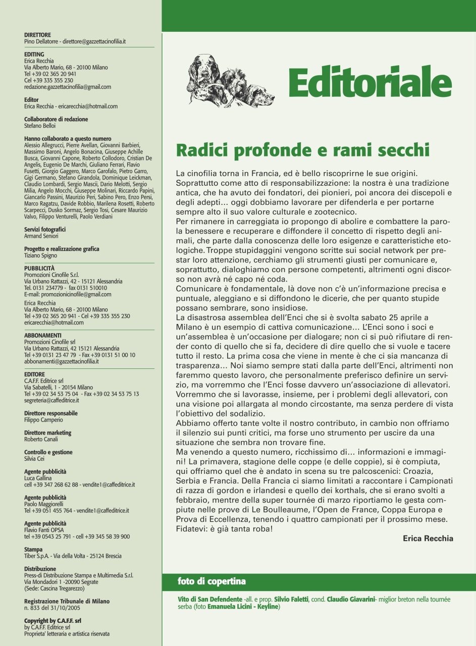 La Gazzetta Della Cinofilia Venatoria Preview Pages