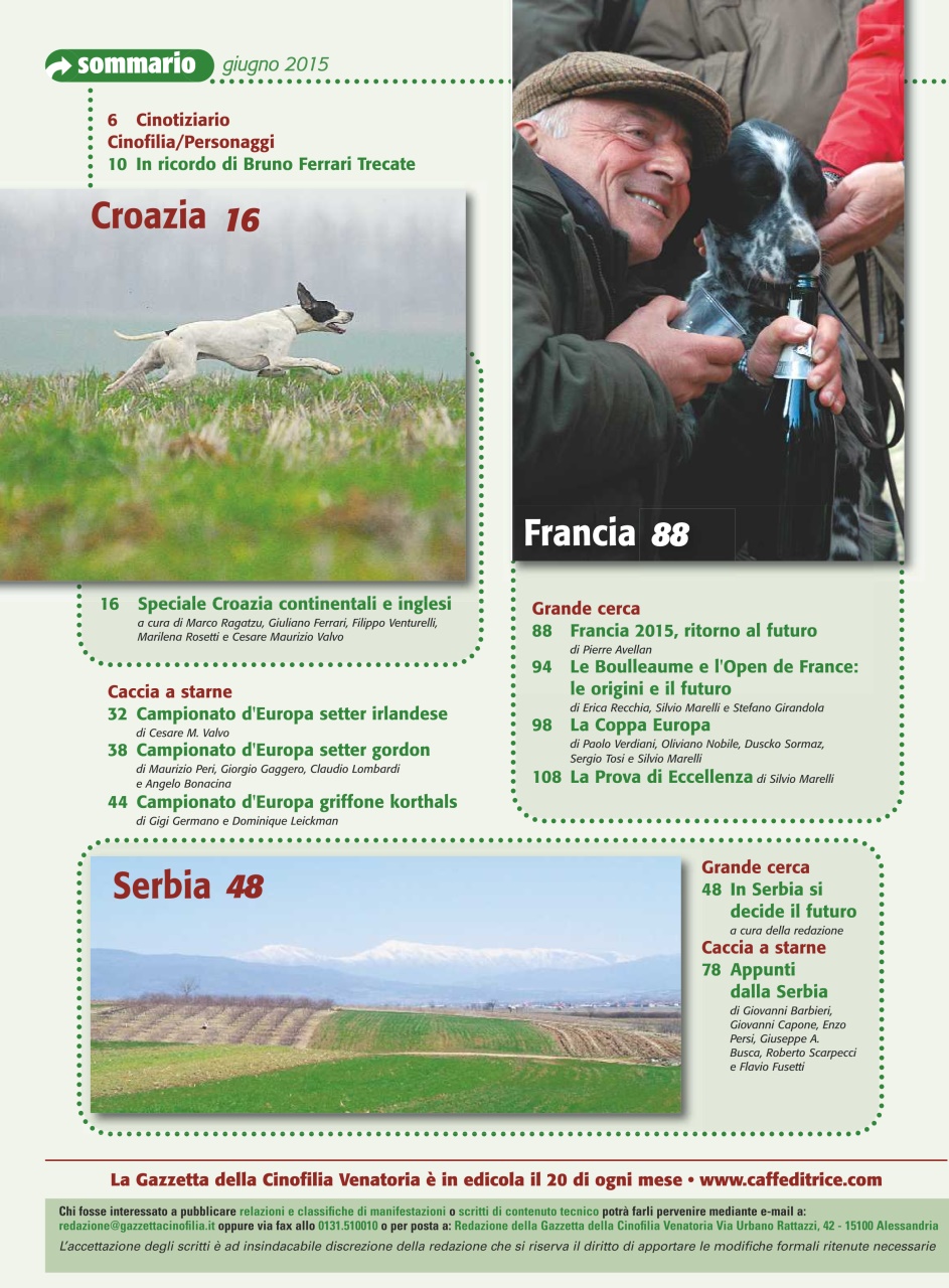 La Gazzetta Della Cinofilia Venatoria Preview Pages