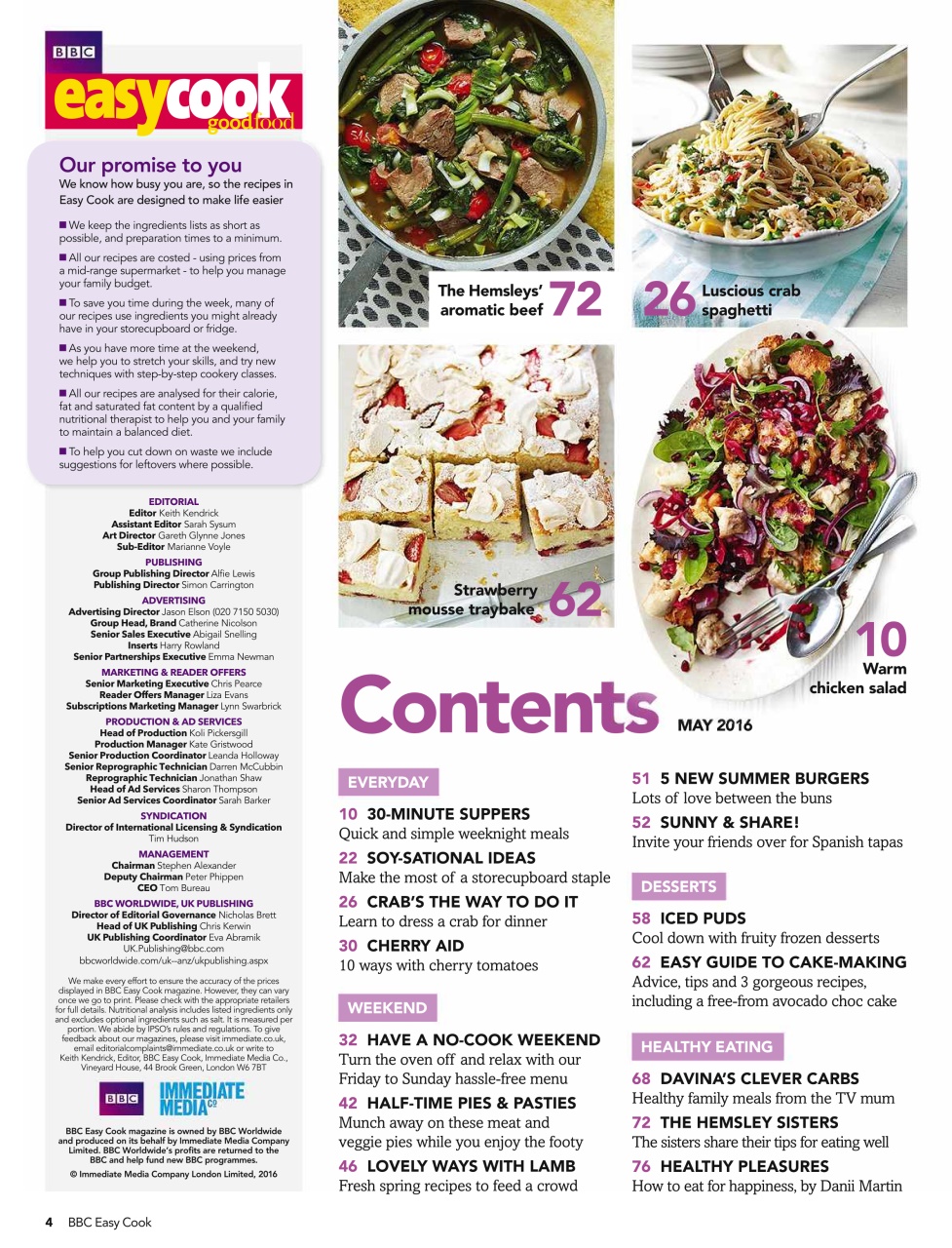 Easy Cook Magazine Preview Pages