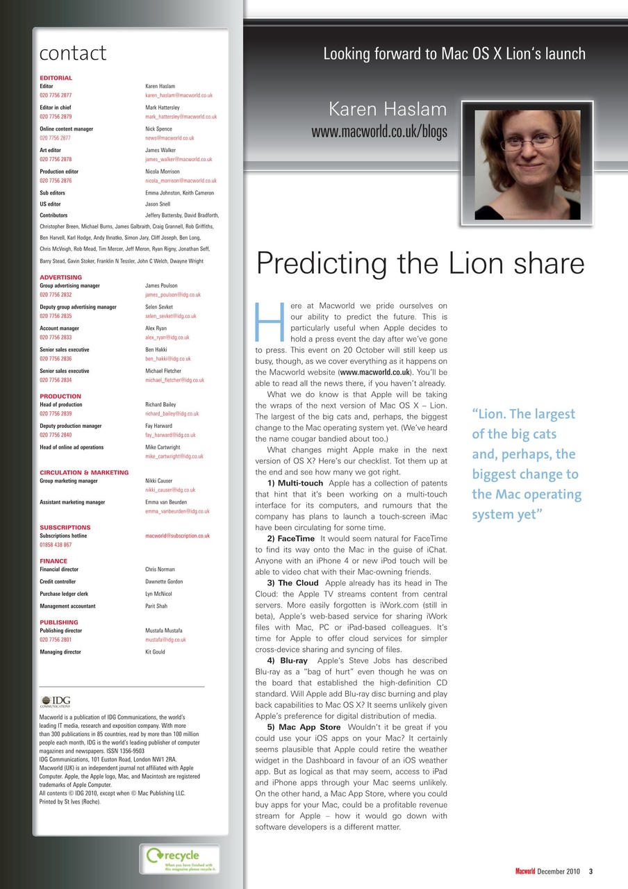 Macworld Preview Pages