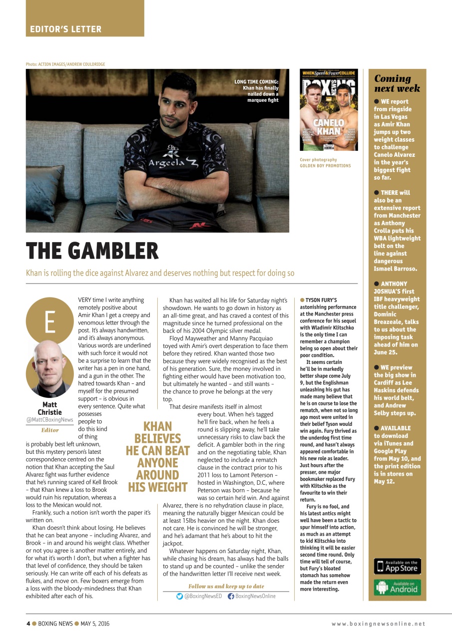Boxing News Preview Pages