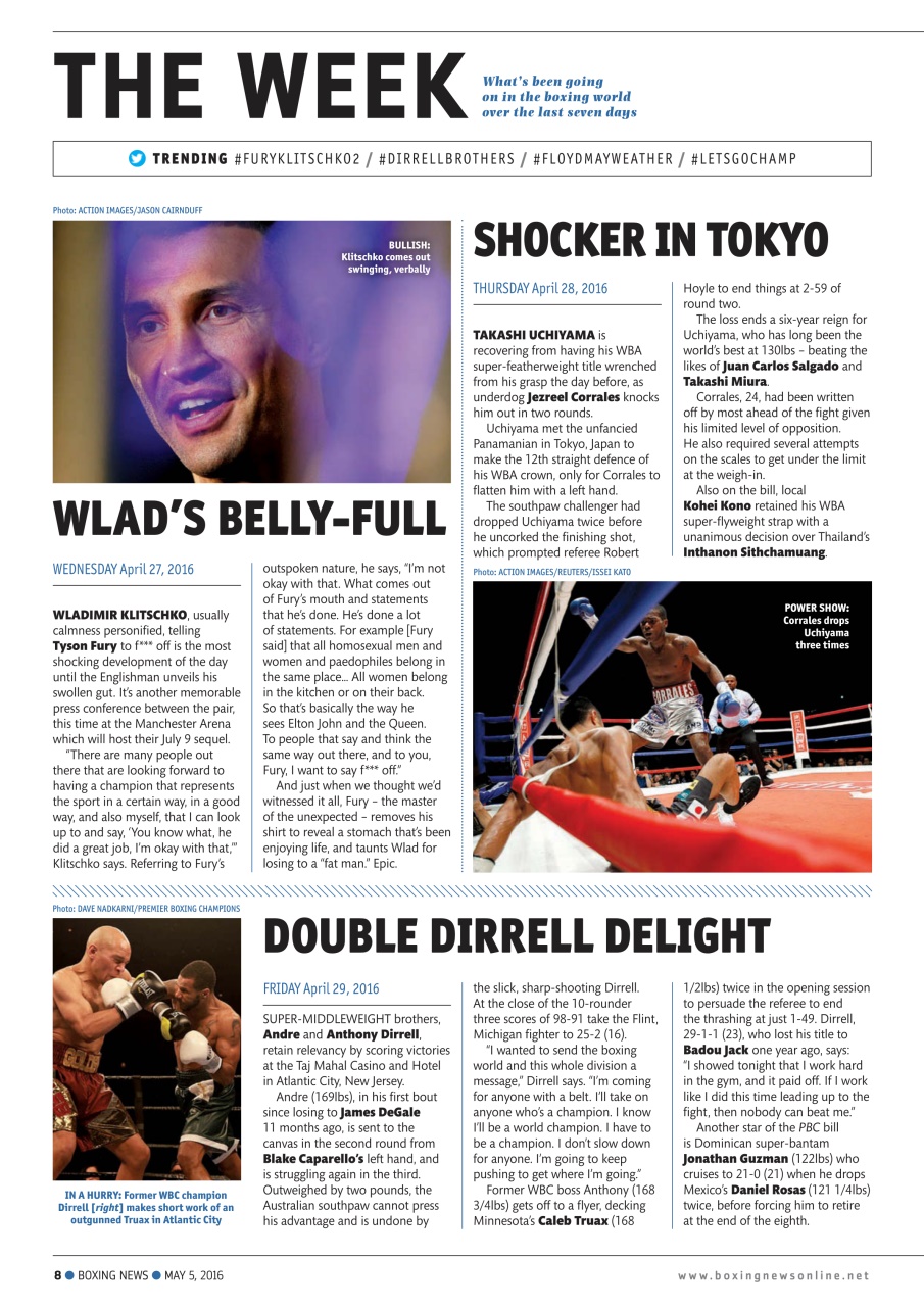 Boxing News Preview Pages