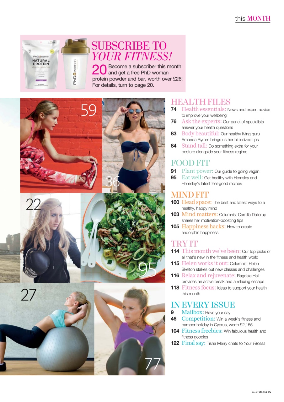 Health & Wellbeing Preview Pages