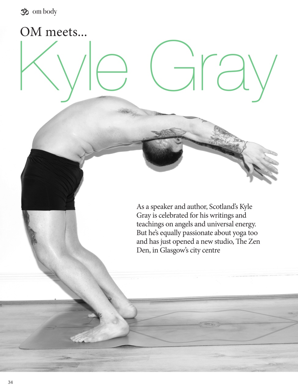 OM Yoga Magazine Preview Pages