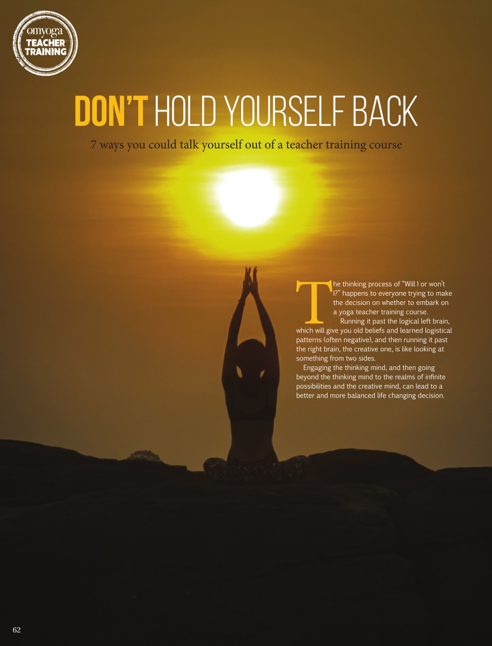OM Yoga Magazine Preview Pages