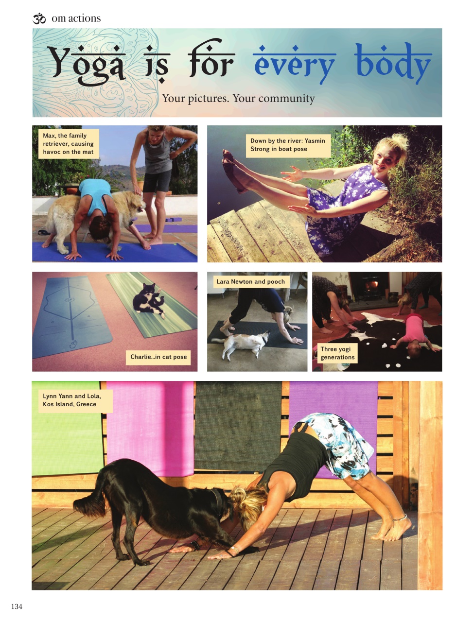 OM Yoga Magazine Preview Pages