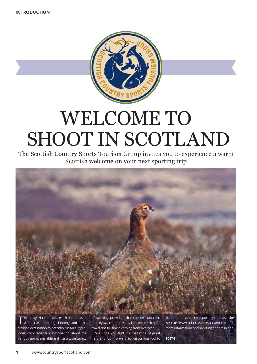 Shoot in Scotland Preview Pages