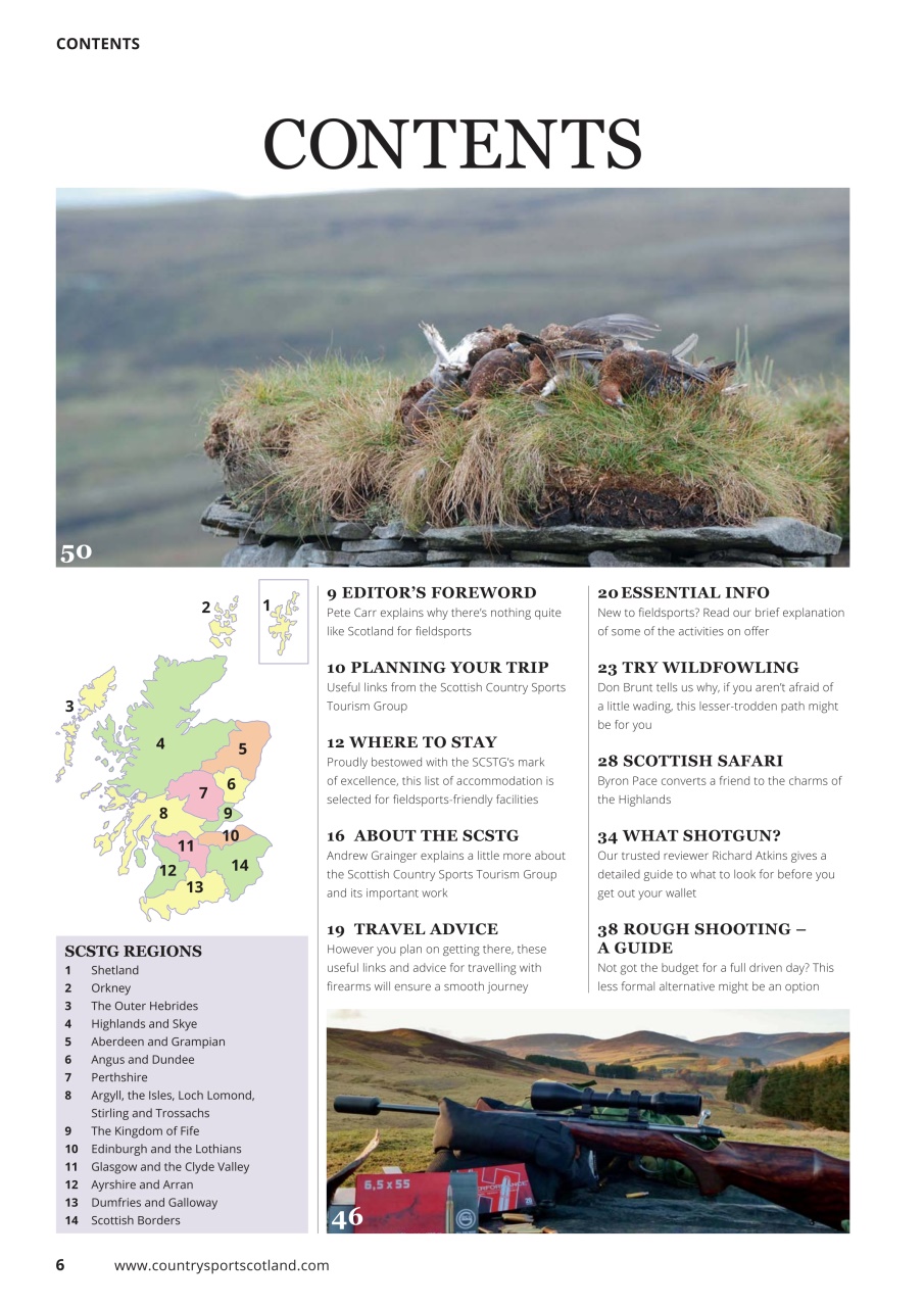 Shoot in Scotland Preview Pages