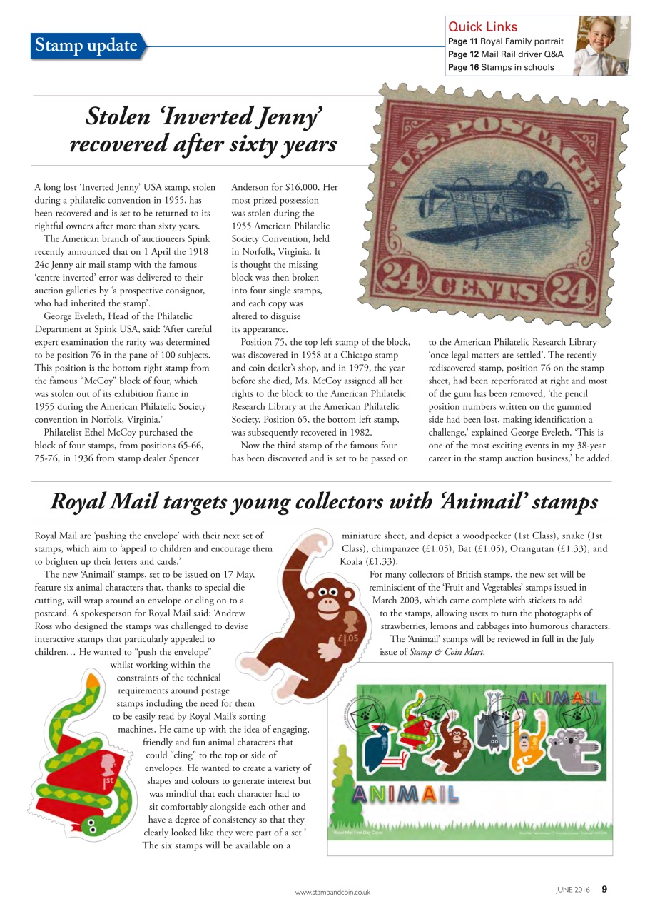 Stamp Collector Preview Pages