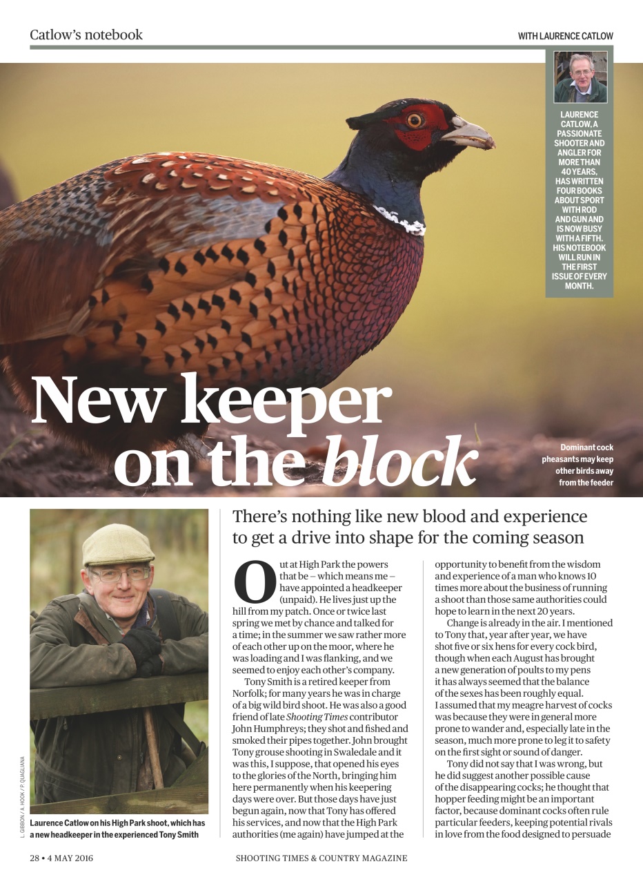 Shooting Times & Country Preview Pages