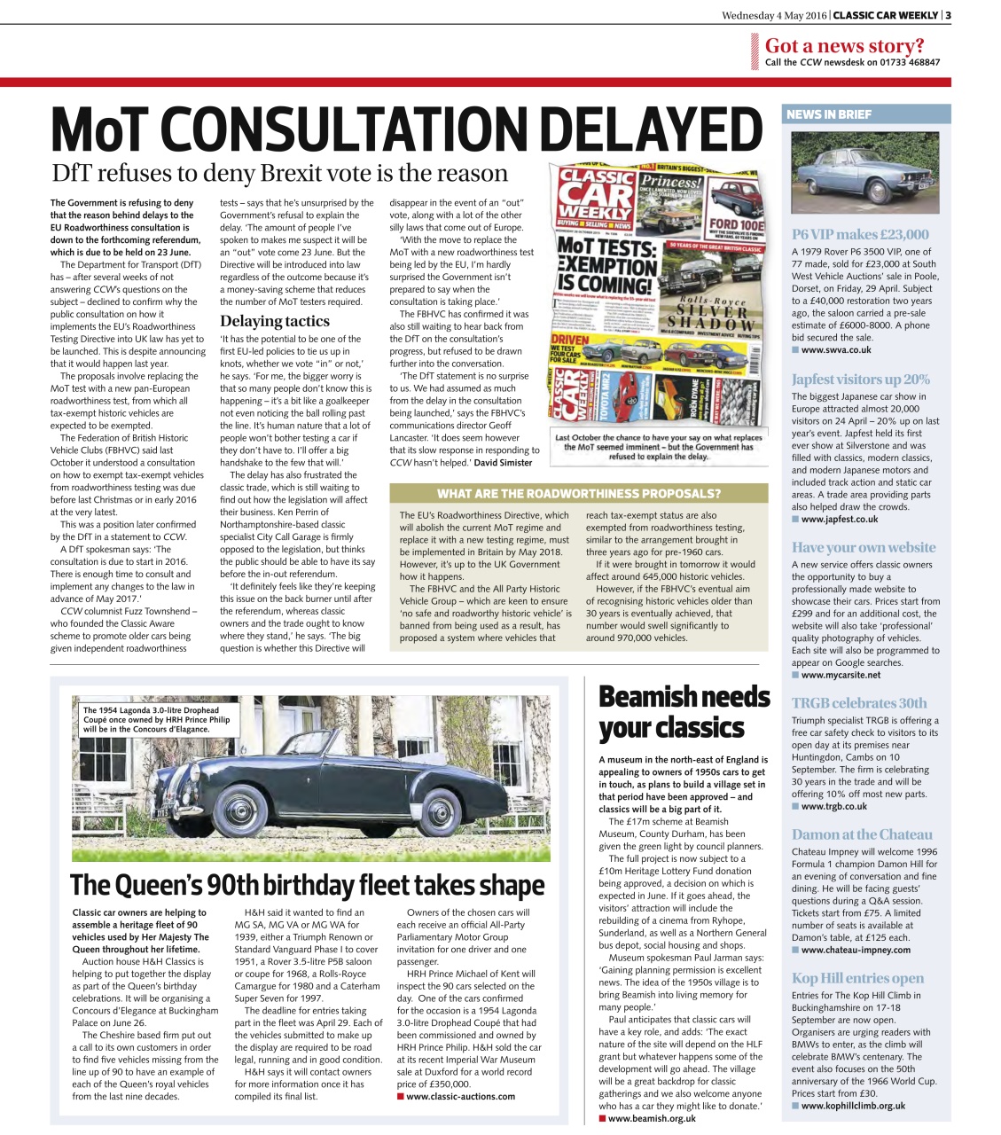 Classic Car Weekly Preview Pages