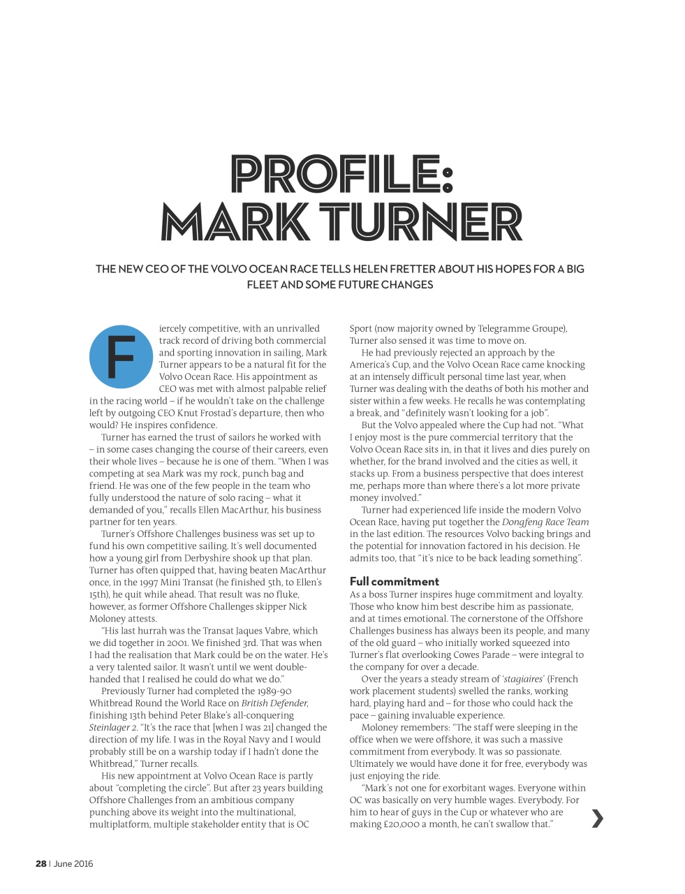 Yachting World Preview Pages