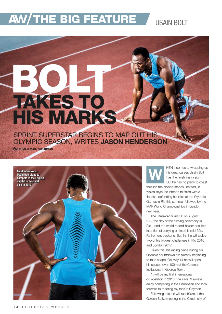 AW – Athletics Weekly Magazine Preview Pages