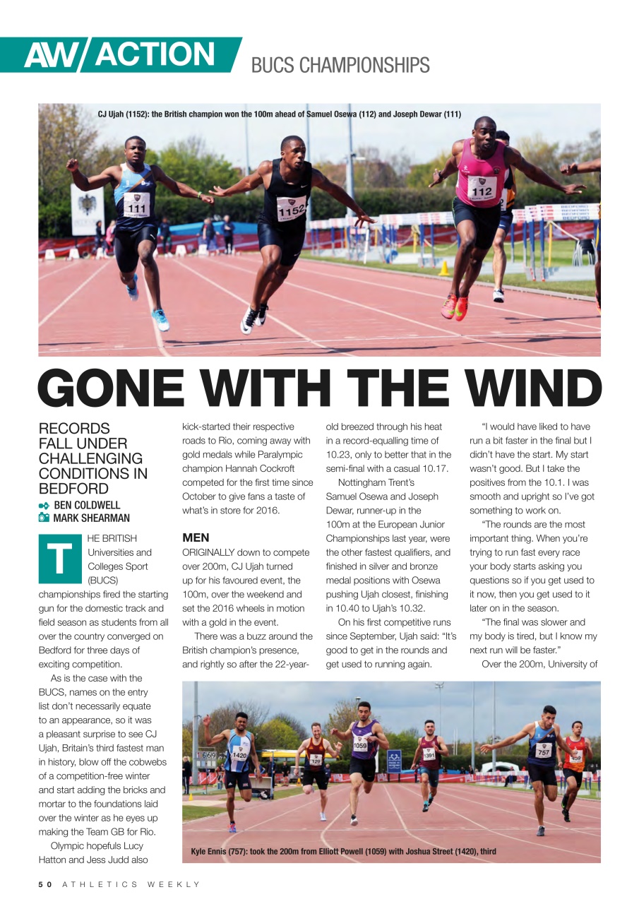 AW – Athletics Weekly Magazine Preview Pages