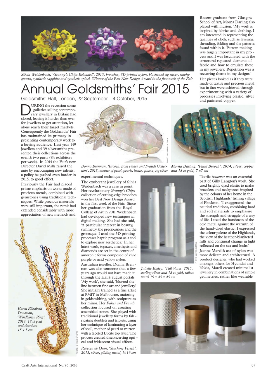 Craft Arts International Preview Pages