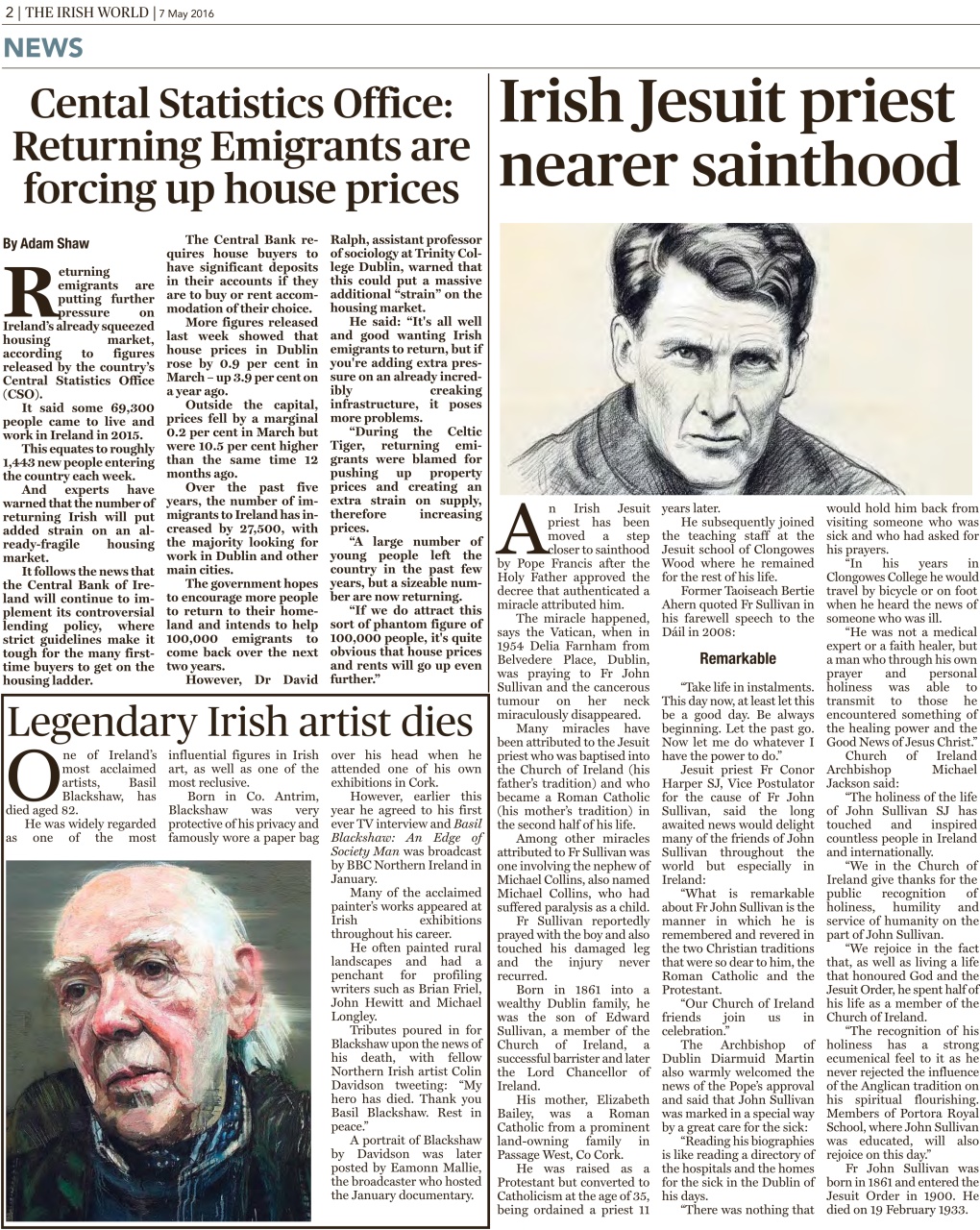 Irish World Preview Pages