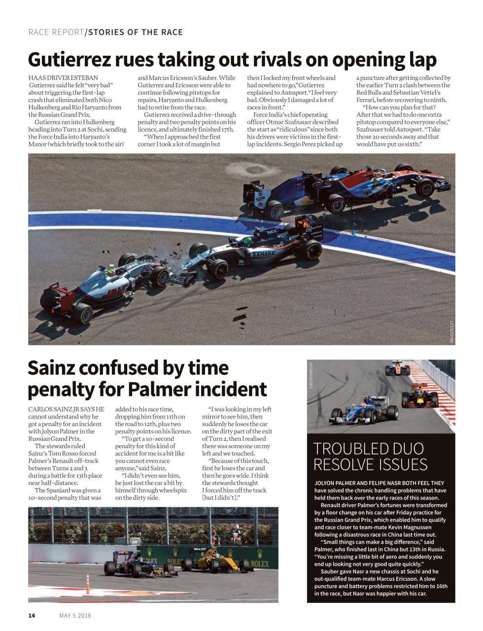 Autosport Preview Pages