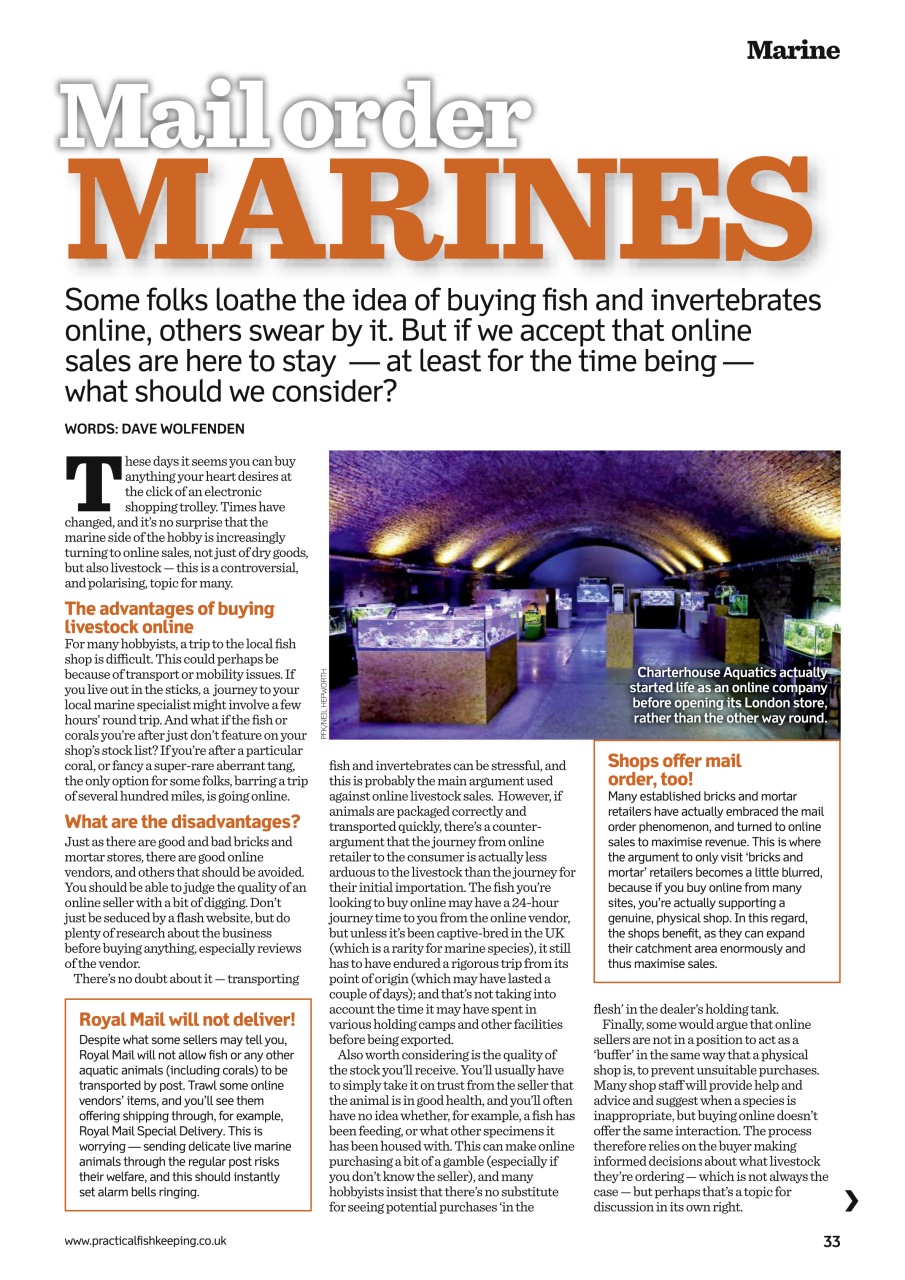 Practical Fishkeeping Preview Pages