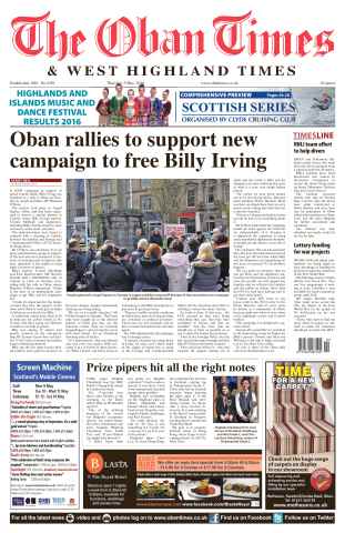 The Oban Times & Lochaber Times issue 5th May 2016