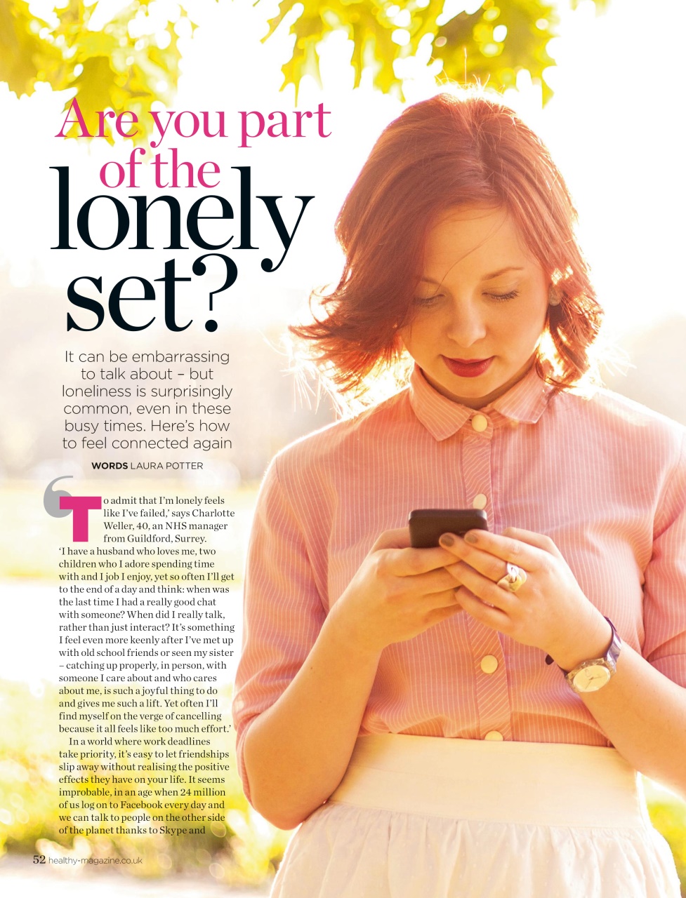 Healthy Magazine Preview Pages