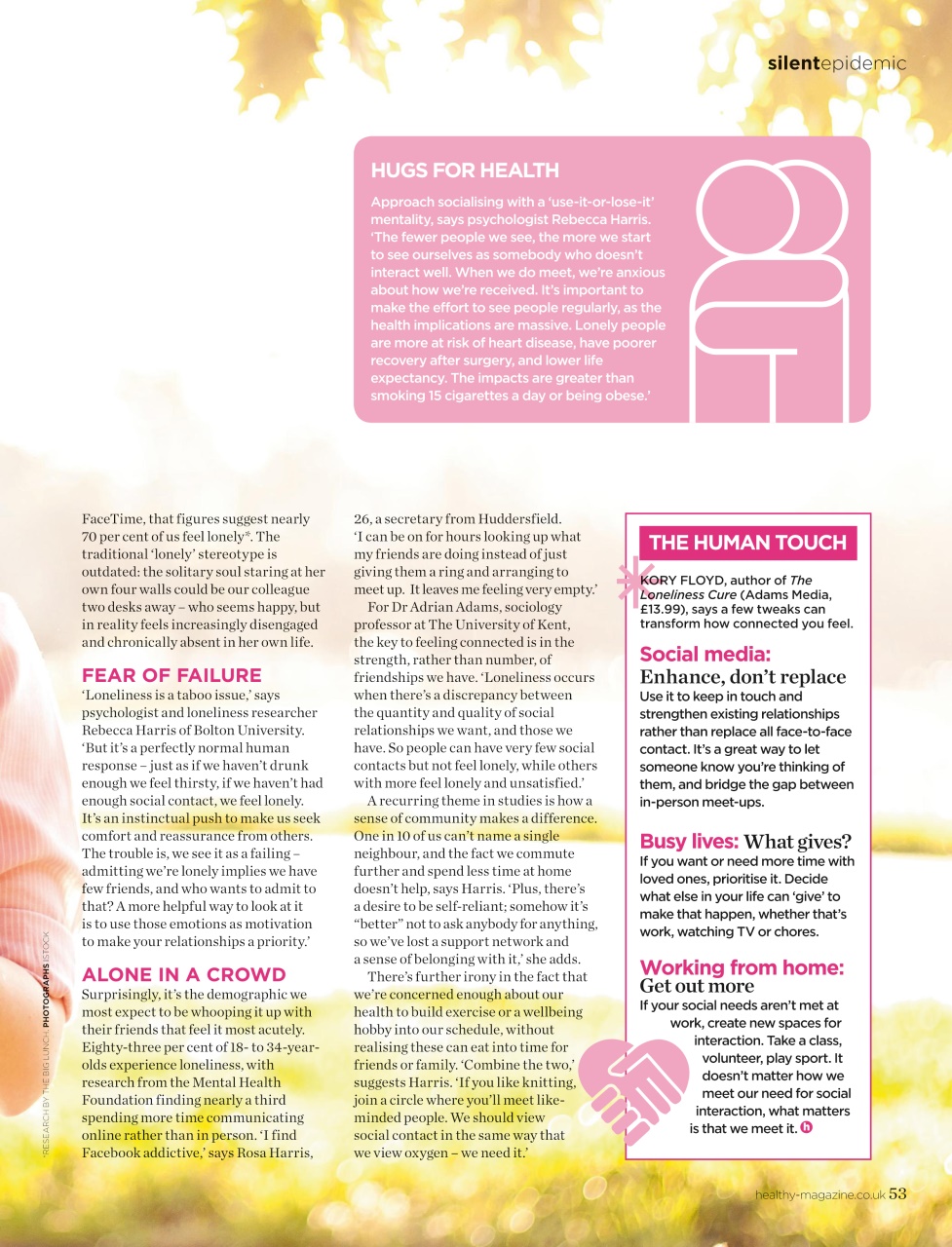 Healthy Magazine Preview Pages