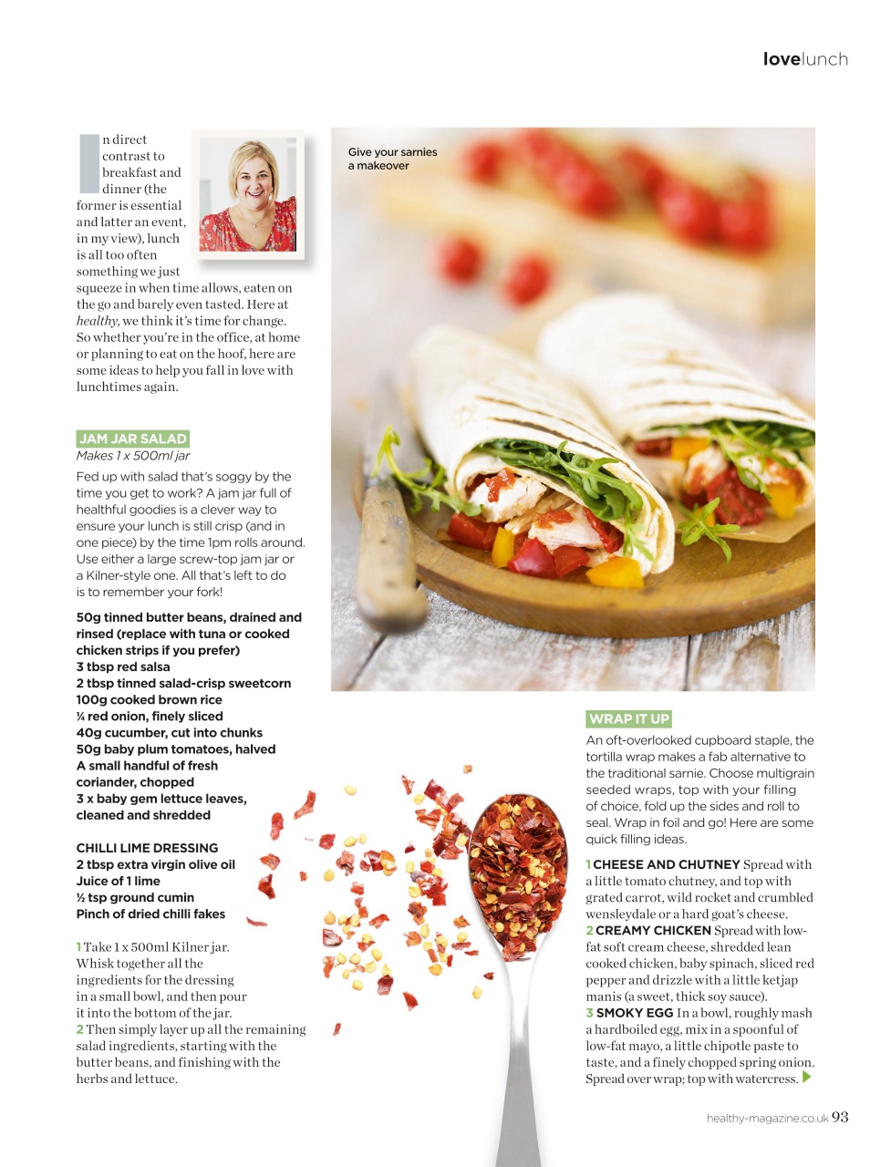 Healthy Magazine Preview Pages