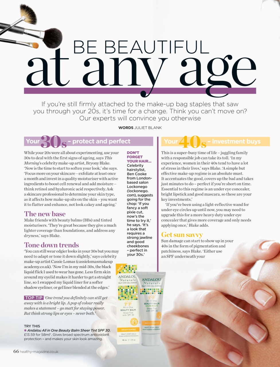 Healthy Magazine Preview Pages