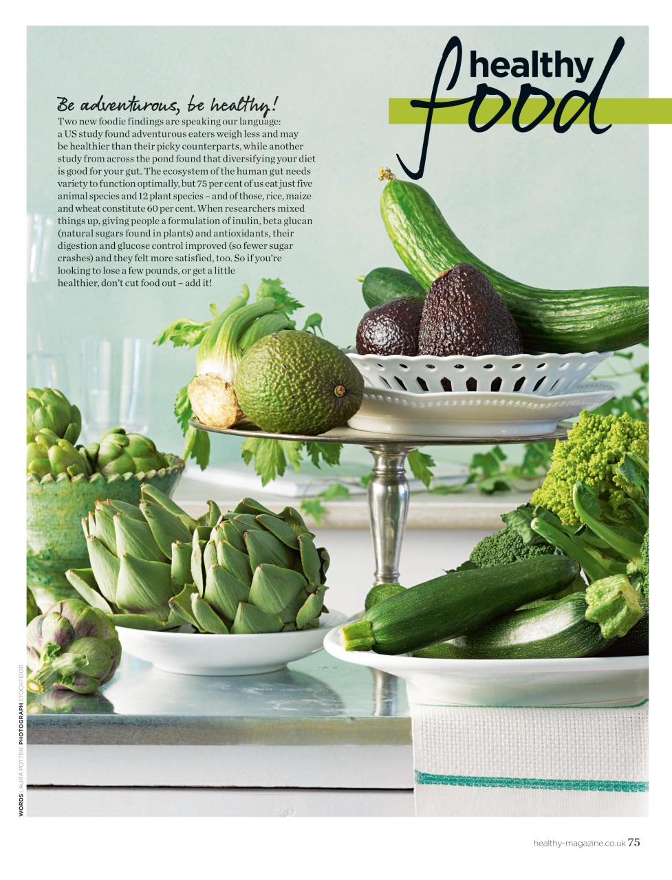 Healthy Magazine Preview Pages
