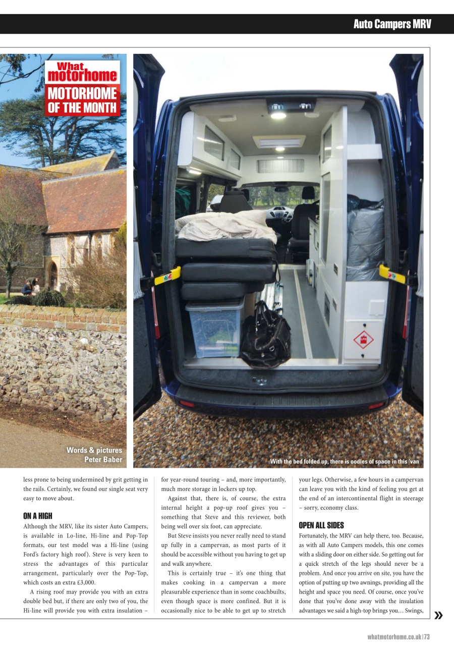 What Motorhome magazine Preview Pages