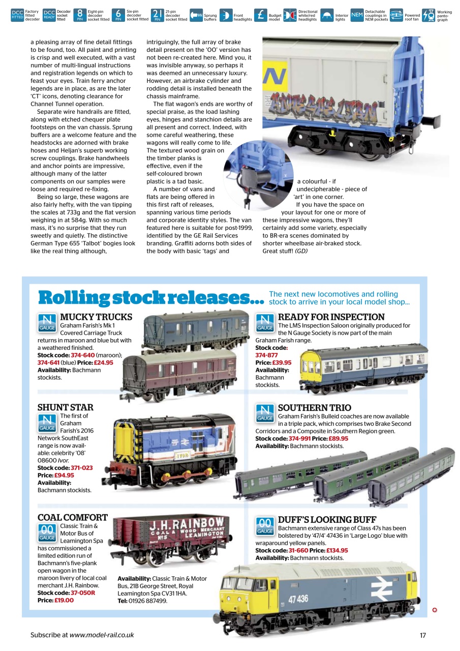 Model Rail Preview Pages