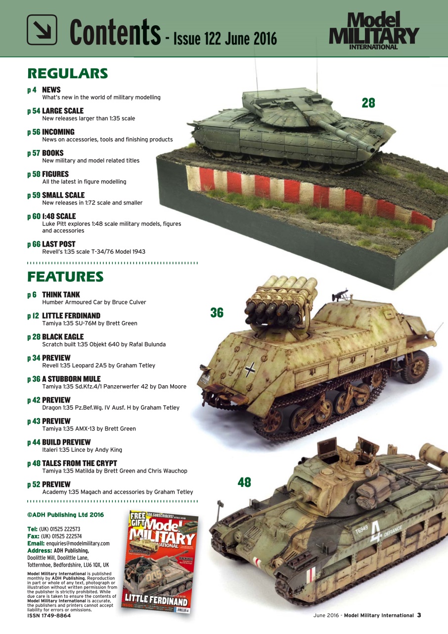 Model Military International Preview Pages