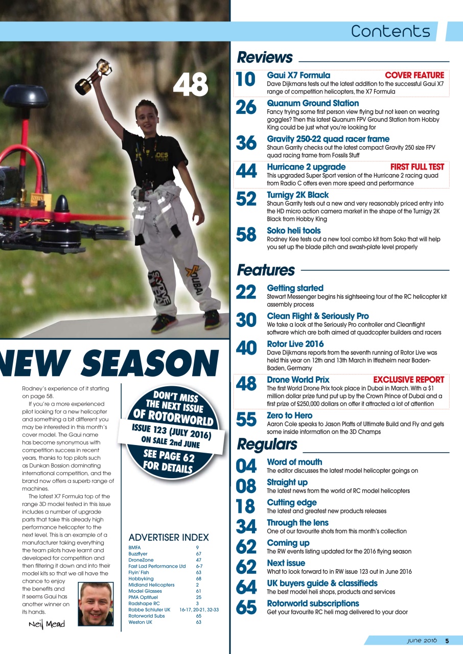 Radio Control Rotor World Preview Pages