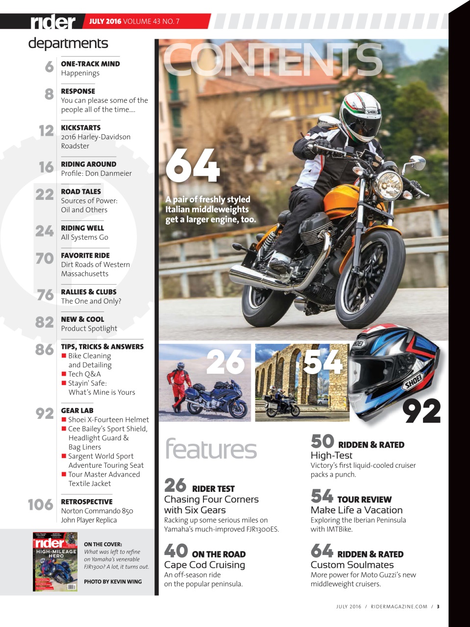 Rider Magazine Preview Pages