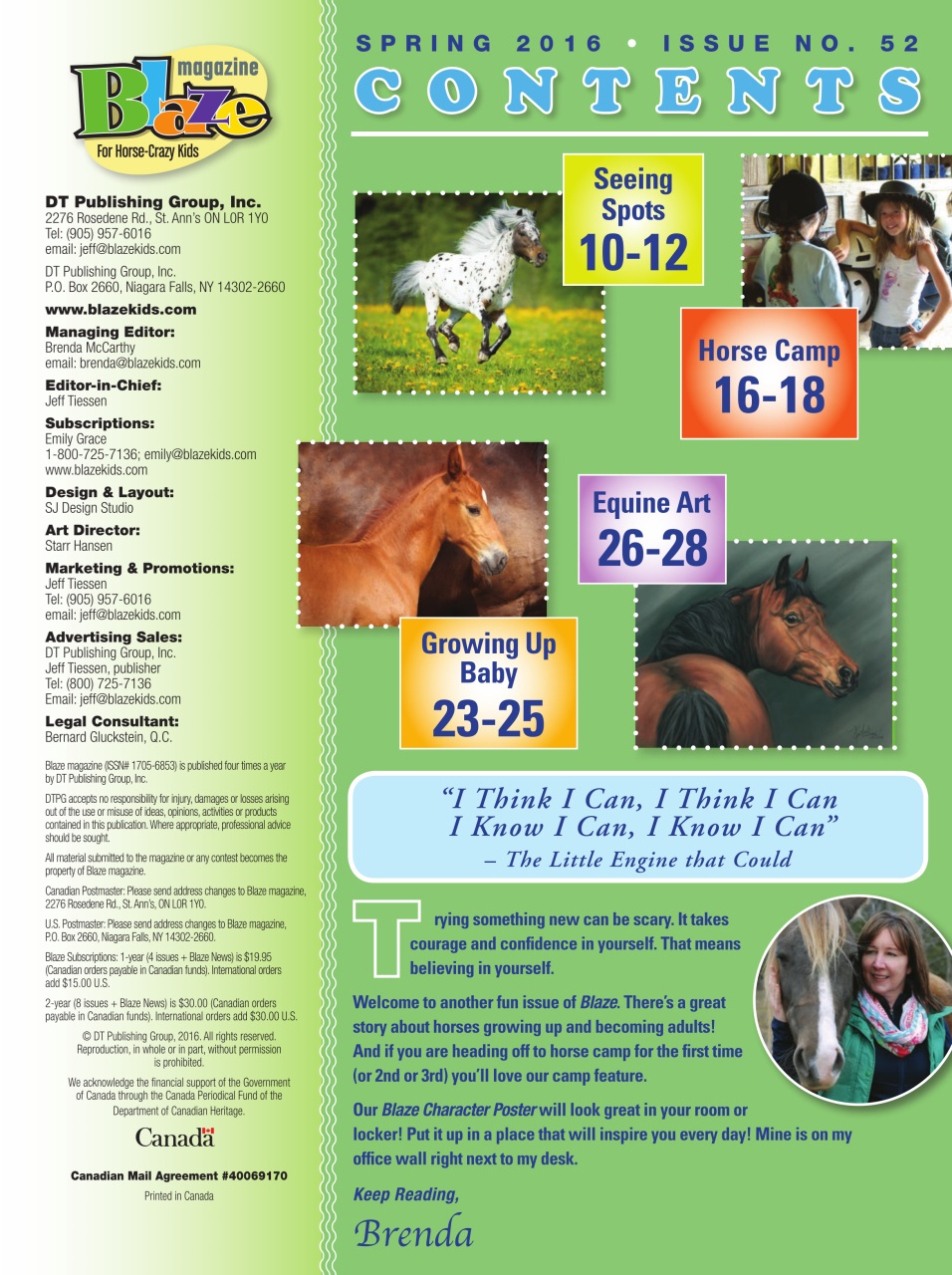 Blaze Magazine For Horse Crazy Kids Preview Pages
