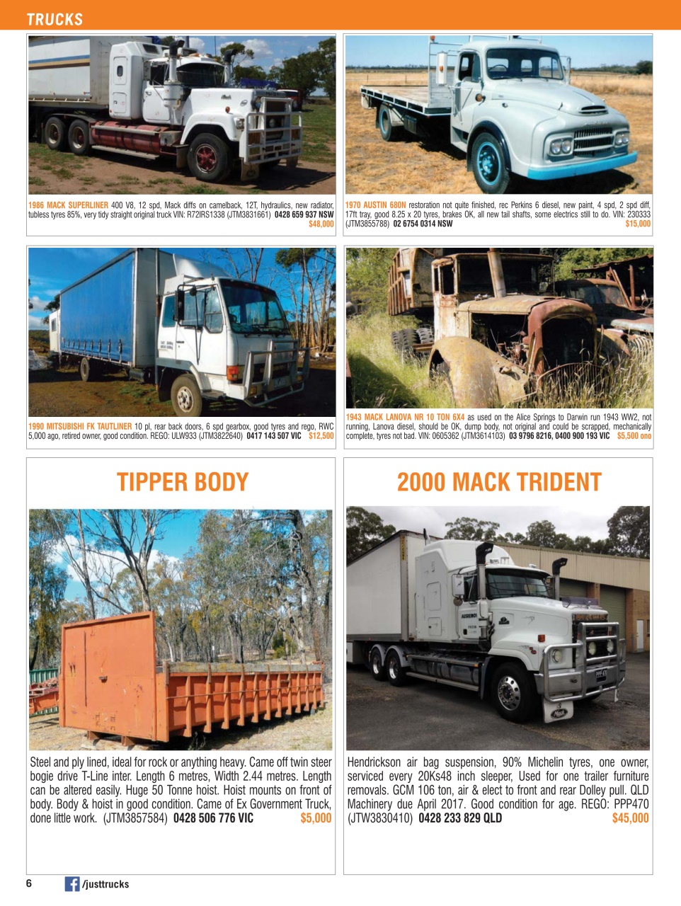 JUST TRUCKS Preview Pages