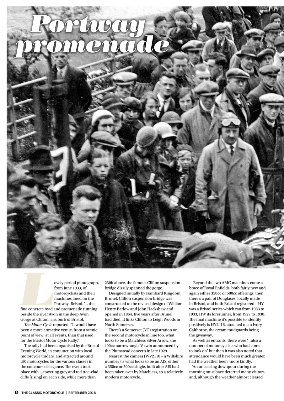 The Classic MotorCycle Preview Pages