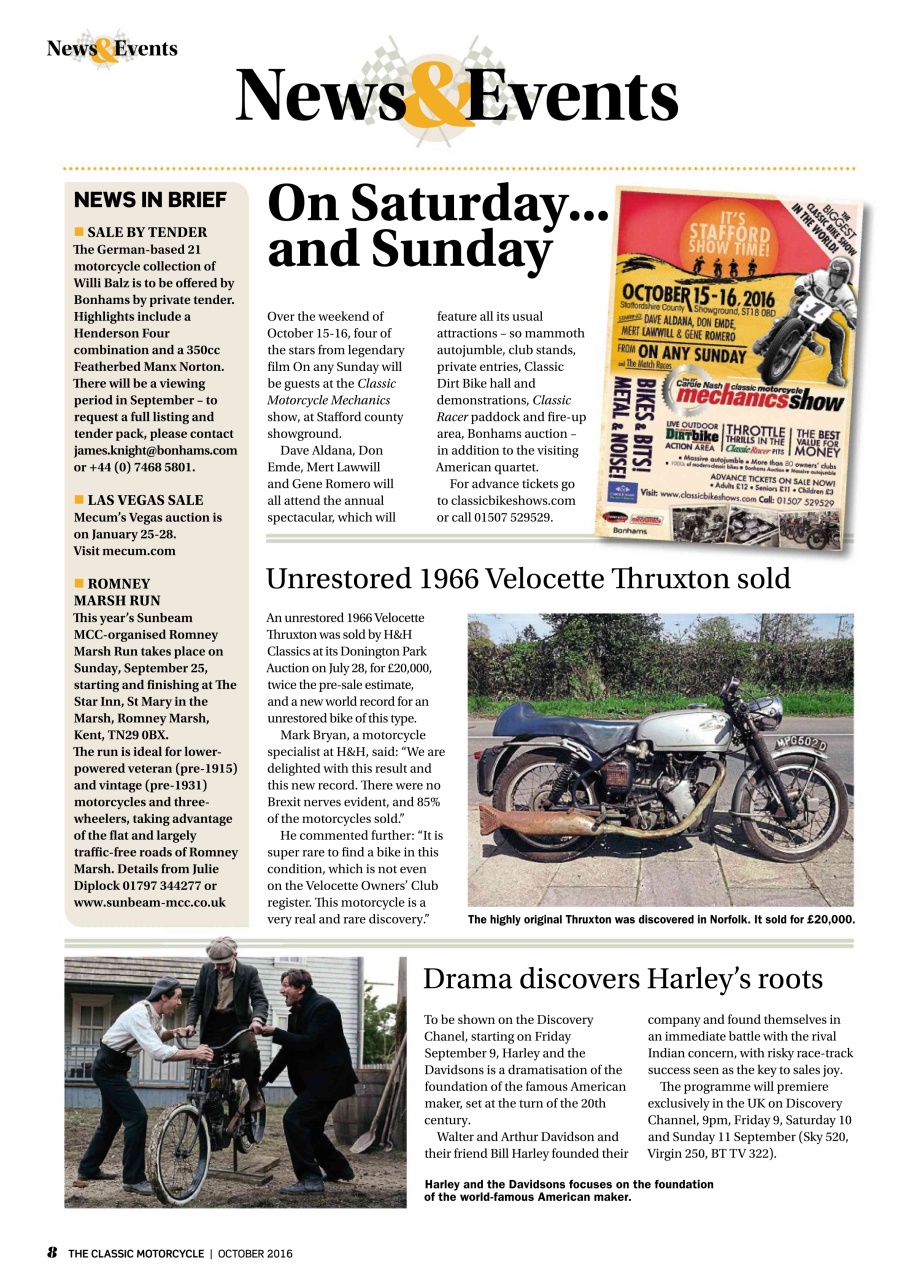 The Classic MotorCycle Preview Pages