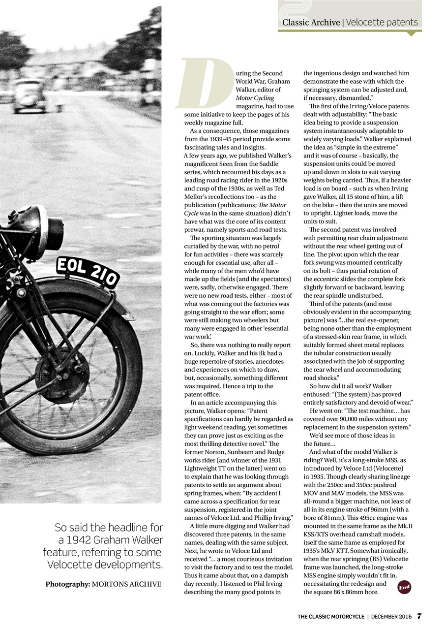 The Classic MotorCycle Preview Pages