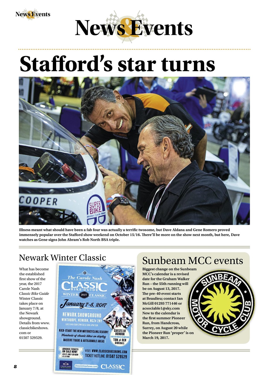 The Classic MotorCycle Preview Pages