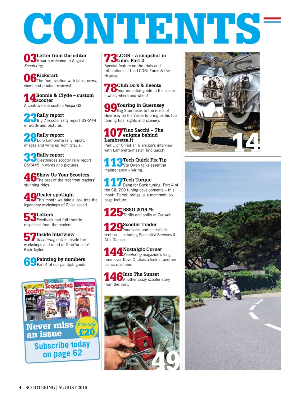 Scootering Preview Pages