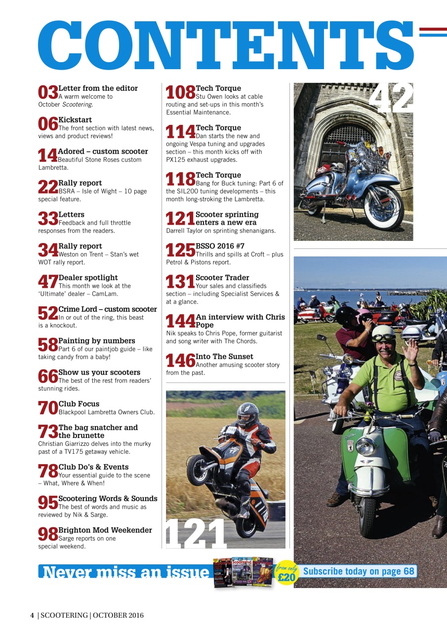 Scootering Preview Pages