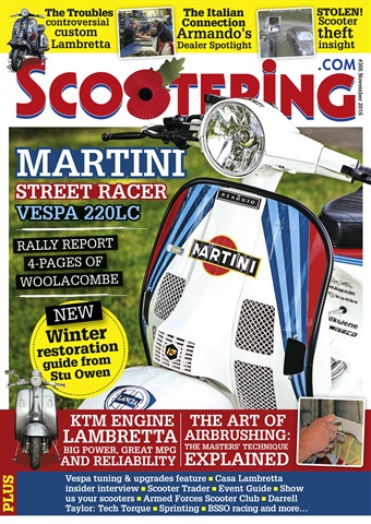 Scootering issue November 2016