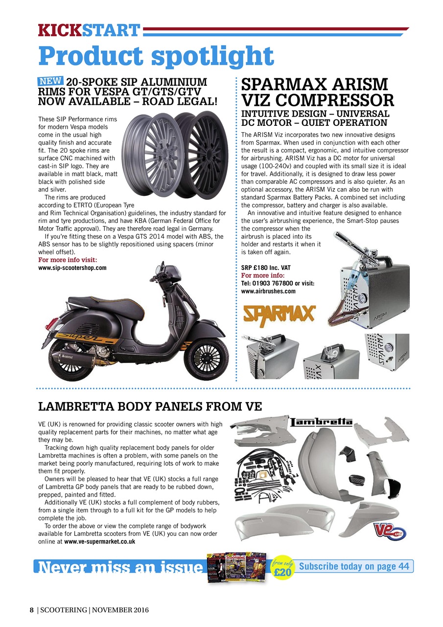 Scootering Preview Pages