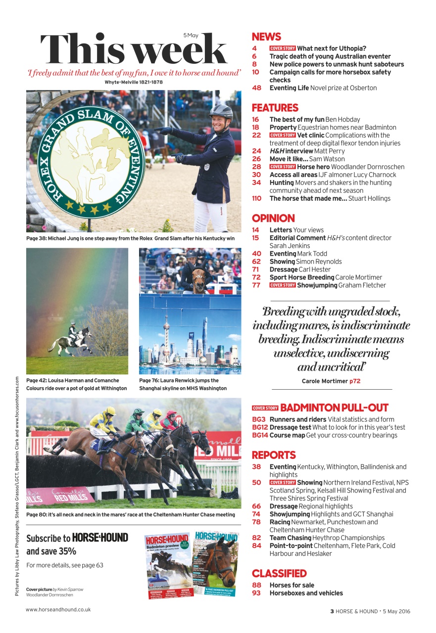 Horse & Hound Preview Pages