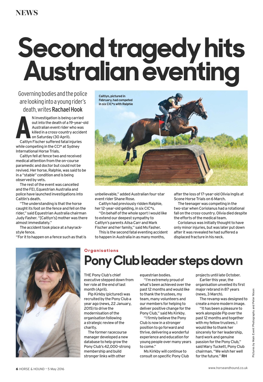 Horse & Hound Preview Pages