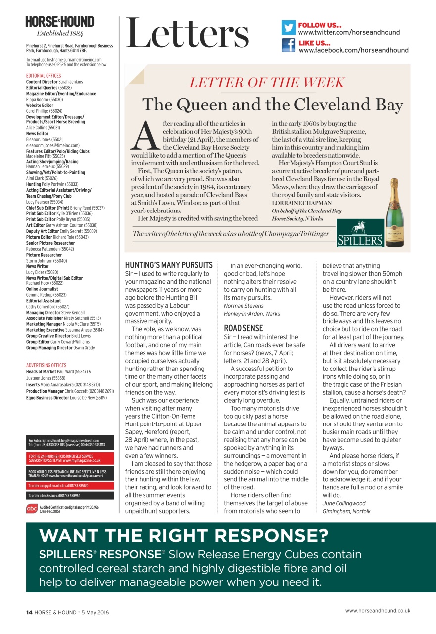 Horse & Hound Preview Pages
