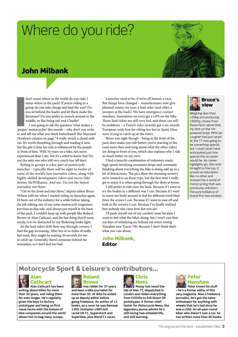 Motorcycle Sport & Leisure Preview Pages