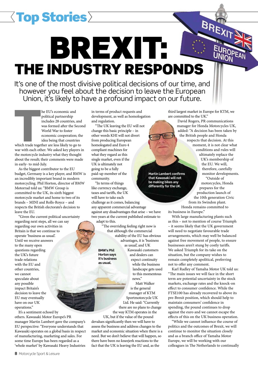 Motorcycle Sport & Leisure Preview Pages