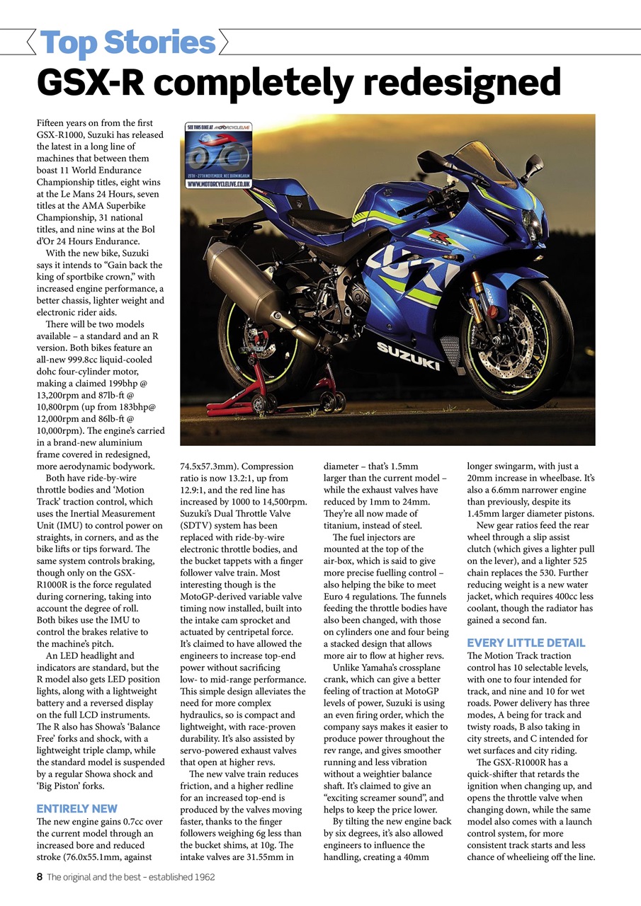 Motorcycle Sport & Leisure Preview Pages