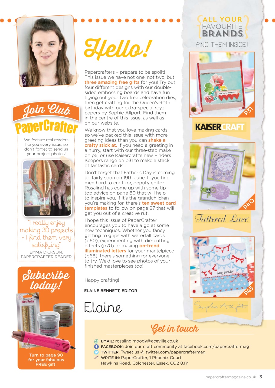 PaperCrafter Preview Pages